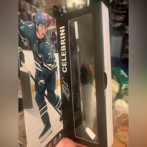 Rare Macklin Celebrini McDonald’s Mini Hockey Stick